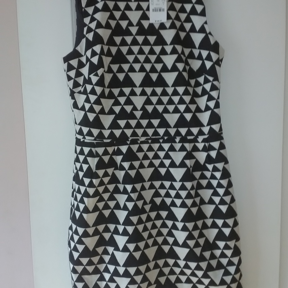 *NEW* J.CREW black/white dress - size 2